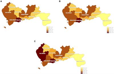 GIS-based assessment of spatial and temporal disparities of urban health index in Shenzhen, China